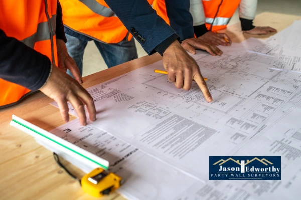 See if you need a party wall agreement for building along boundary line Sedgley