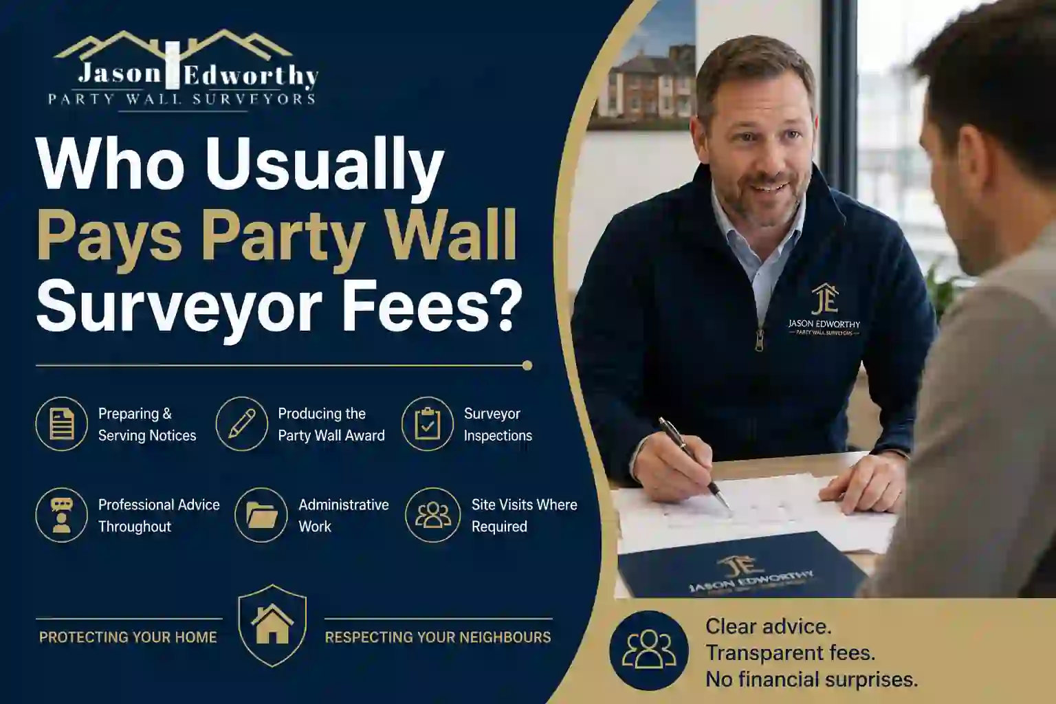 Who Usually Pays Party Wall Surveyor Fees Sedgley?